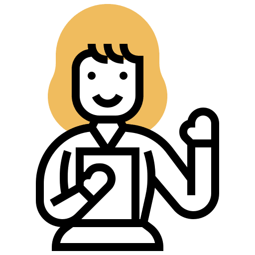 Assistance support professions and jobs assistance icon