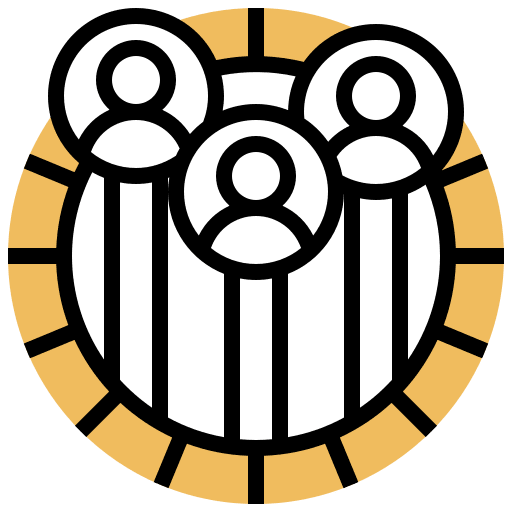 Market target commercial portion icon