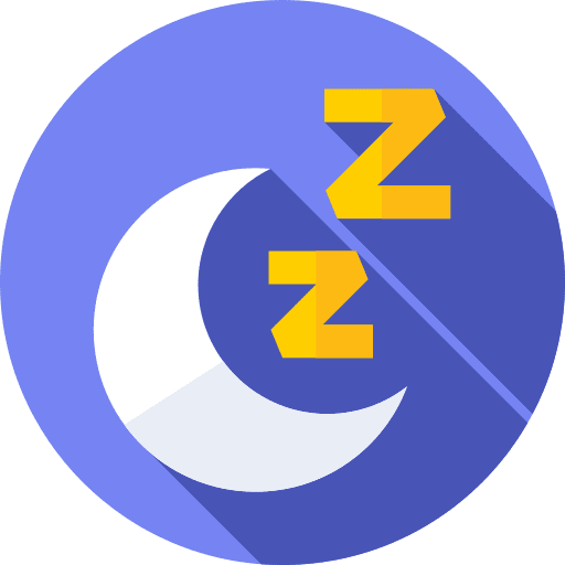 Sleep moon sleep night icon