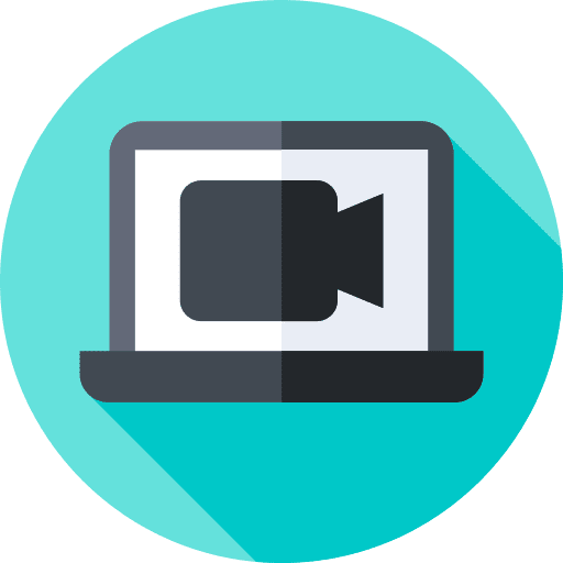 Video conference chat bubble video conference chat icon