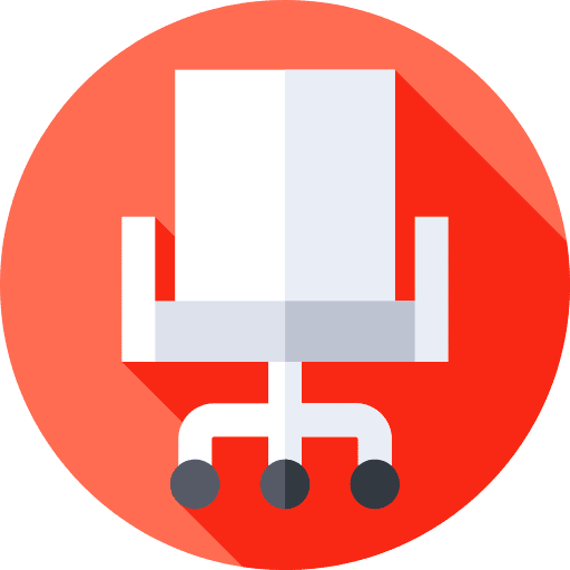 Chair sitting chair desk chair icon
