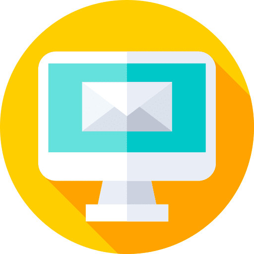 Email computer communications laptop computer icon