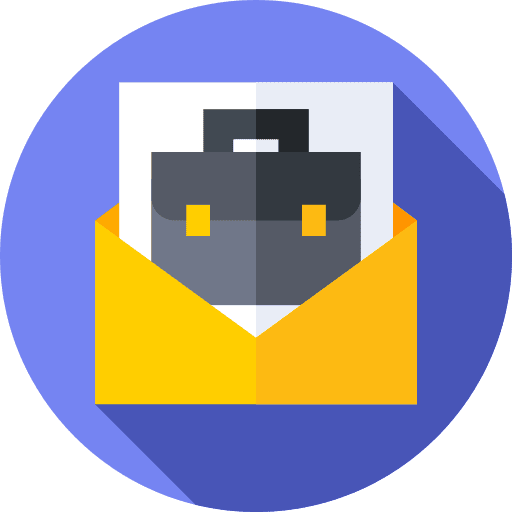 Email work work from home working at home icon