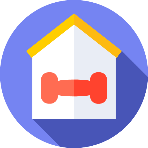 Excercise sports and competition gym home icon