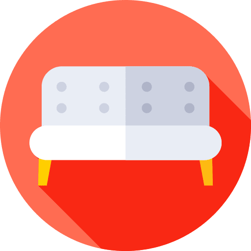 Sofa furniture and household rest sofa icon