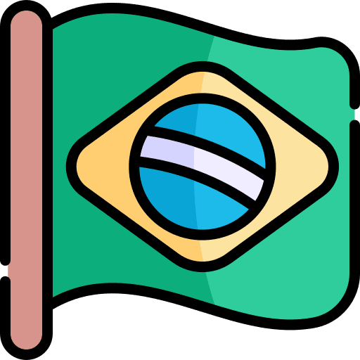 Brazil country flag world nation icon
