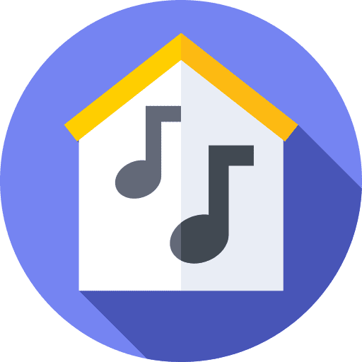 Music music house music note icon