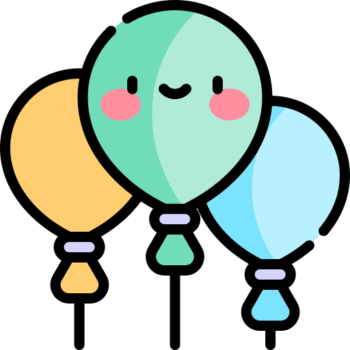 Balloons balloons party children icon