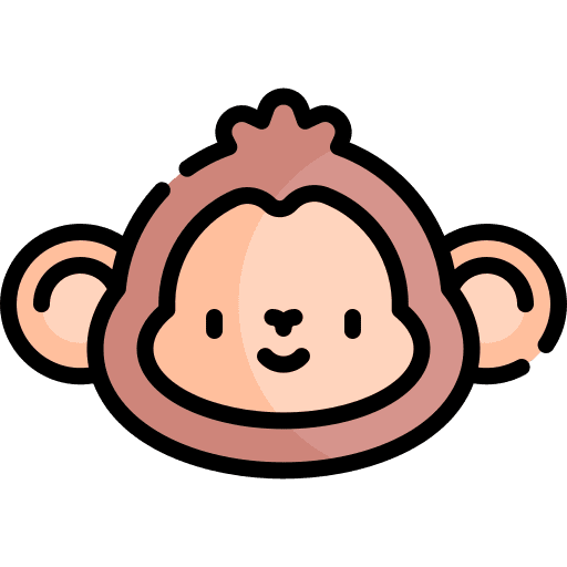 Monkey animal kingdom monkey mammal icon