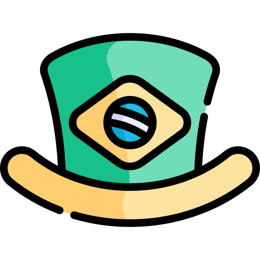 Hat brazil party carnival icon