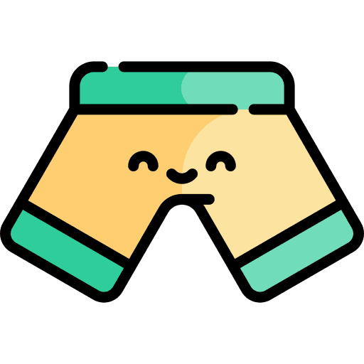 Shorts short male cothes icon