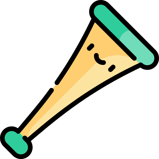Vuvuzela wind instrument musical instrument music icon