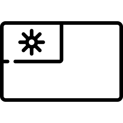 Taiwan flags nation country icon