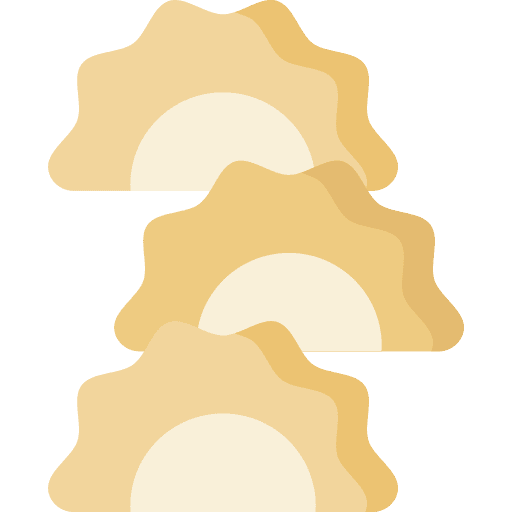 Dumplings sweet chinese jam icon