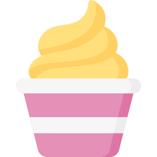 Cupcake dessert food and restaurant cherry icon