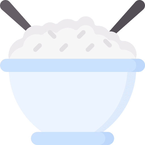 Rice rice rice bowl food and restaurant icon