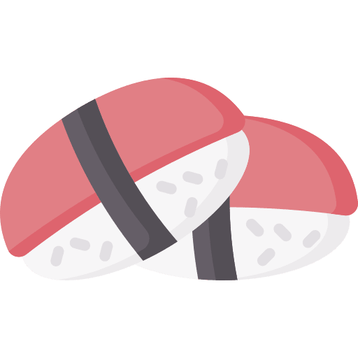 Sushi roll nigiri rice raw icon