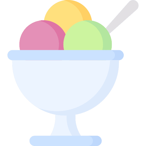 Ice cream fast food sweet ice cream icon