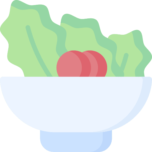 Salad vegetables salad food and restaurant icon