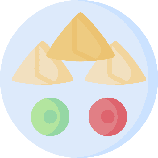 Samosa food and restaurant cultures gastronomy icon
