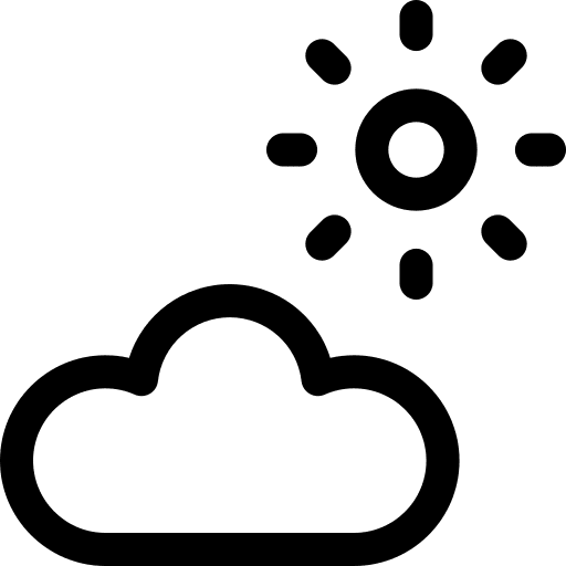 Cloudy haw weather cloud weather icon