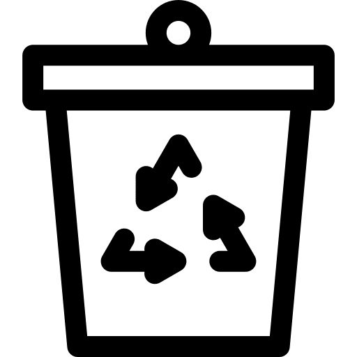 Recycle bin can recycle separate collection icon