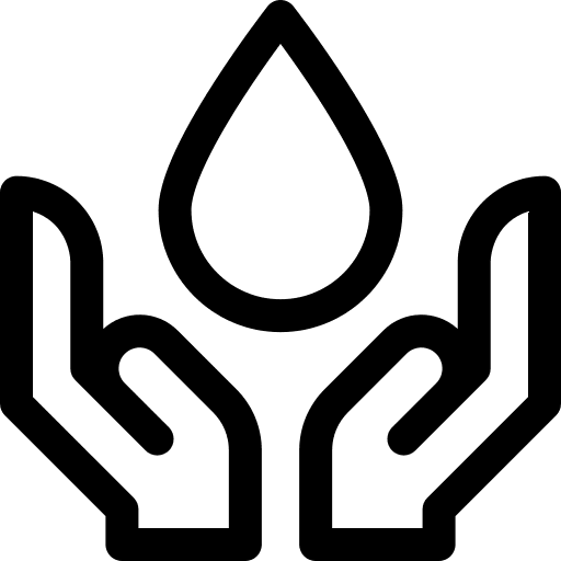 Water drop drop hands water drop icon