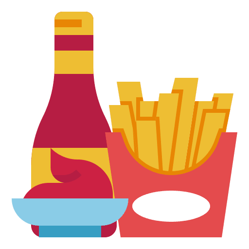 Sauce fast food junk food sauce icon