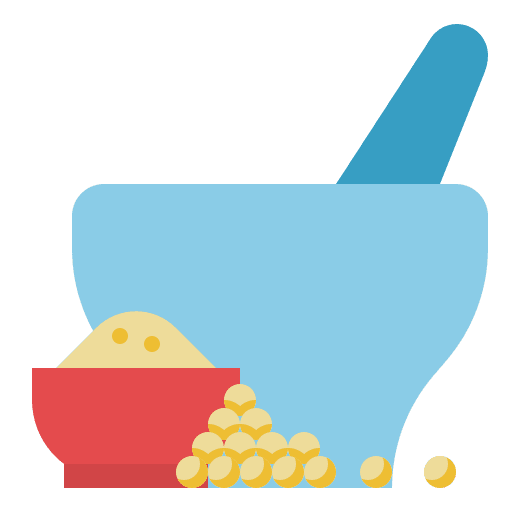 Crush grind kitchen cook icon