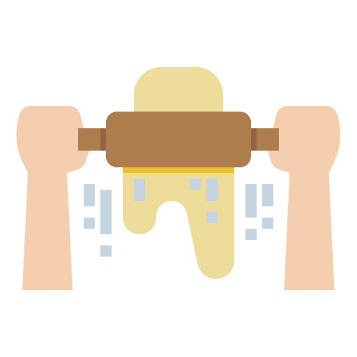 Dough cook kitchenware kitchen tools icon