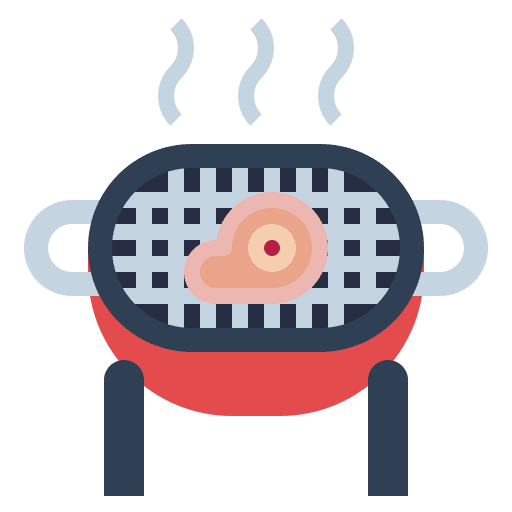 Grill cook cooking food icon
