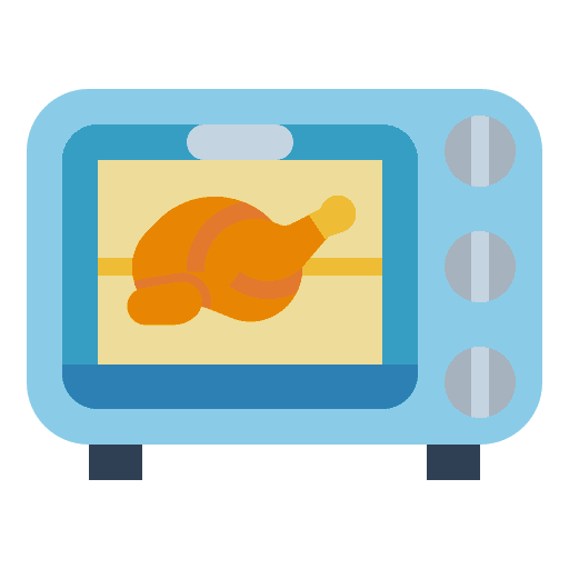 Oven kitchen electronics food and restaurant icon