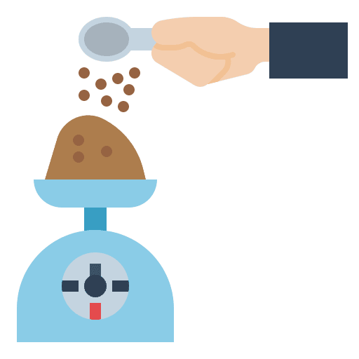 Weight scale weight sugar food and restaurant icon