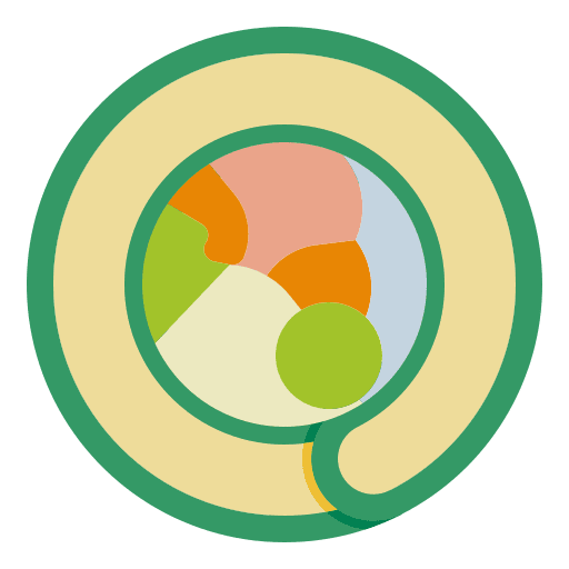 Sushi board kitchen food icon