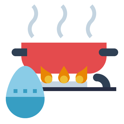 Timer food and restaurant timer kitchenware icon