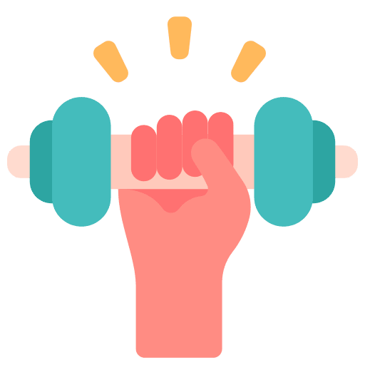 Exercise fitness gym wellness fitness forever icon