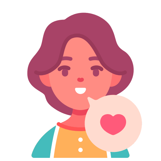 Happiness kid people heart icon