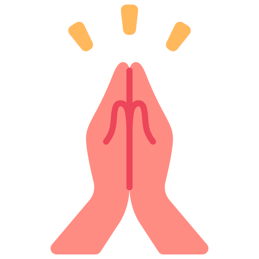 Meditation relaxing hands and gestures stretch icon