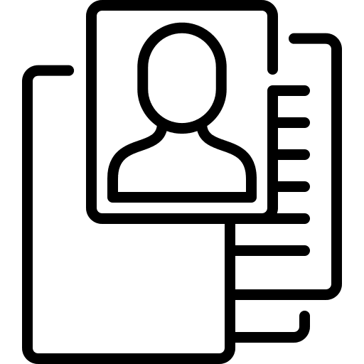 Personal information personal data data file personal information icon