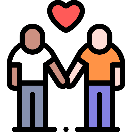 Care love and romance tolerance protest icon