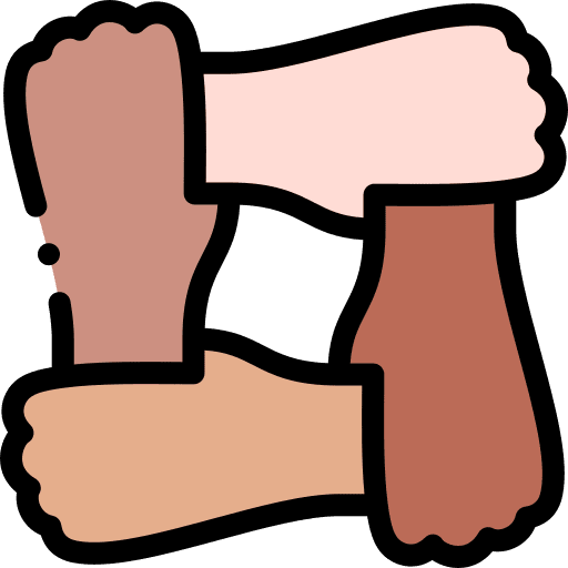 Unity tolerance love respect icon