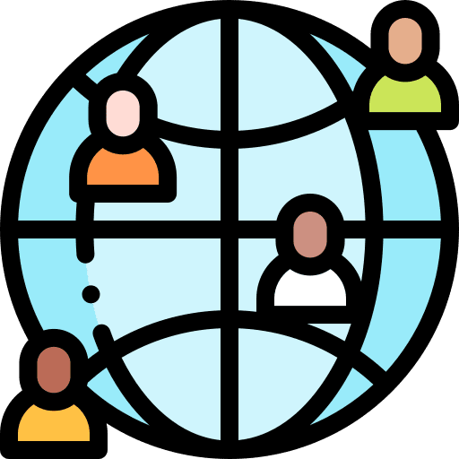 Worldwide community respect diversity icon