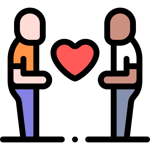 Love tolerance unity love icon