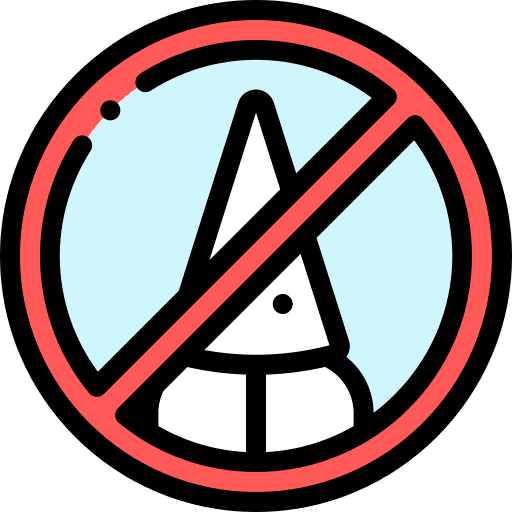 No racism love community tolerance icon
