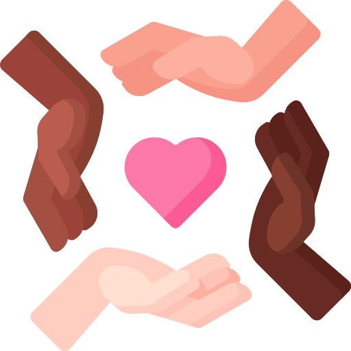 Love diverse activism equality icon