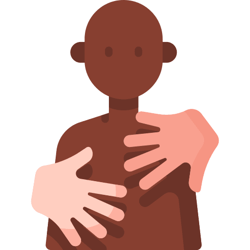 Racism people bullying racism icon