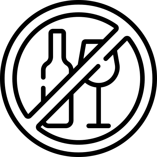 No drink no alcohol no drink forbidden icon