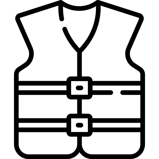 Life jacket construction miscellaneous lifesaver icon