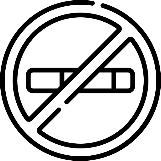 No smoking forbidden electronics not allowed icon