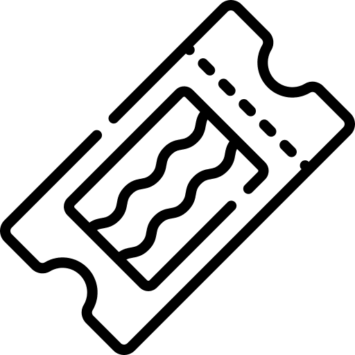 Swimming pool payment miscellaneous ticket icon